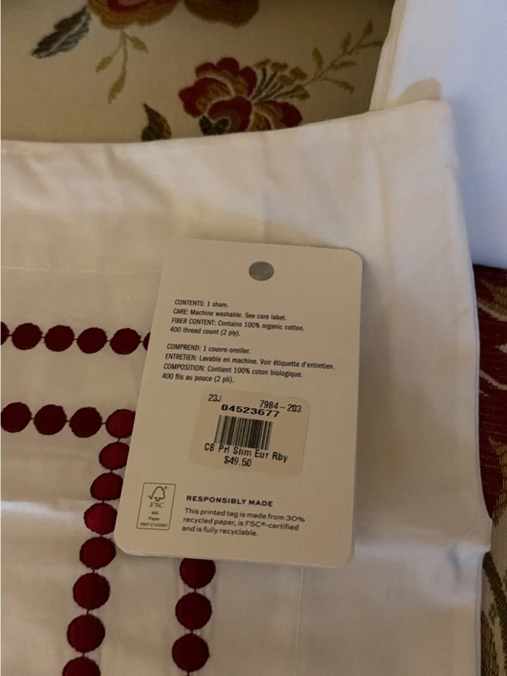 Pottery Barn crisp white